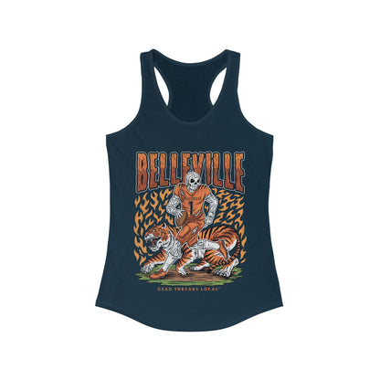 BELLEVILLE FOOTBALL WOMENS RACERBACK TANK
