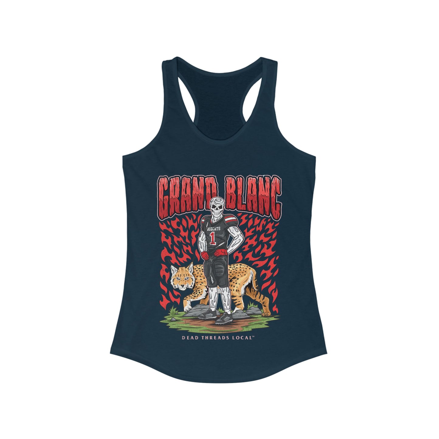 GRAND BLANC FOOTBALL WOMEN'S RACERBACK TANK