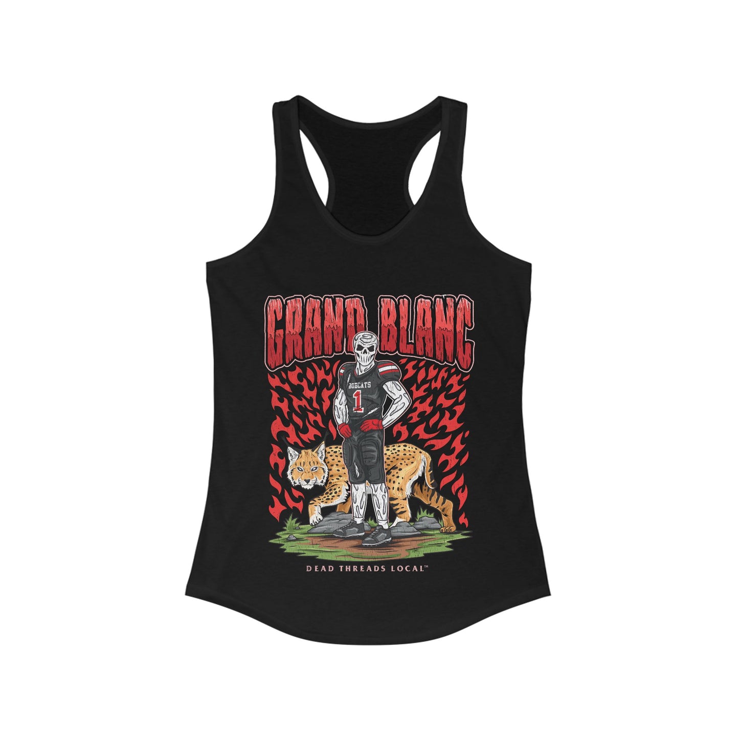 GRAND BLANC FOOTBALL WOMEN'S RACERBACK TANK