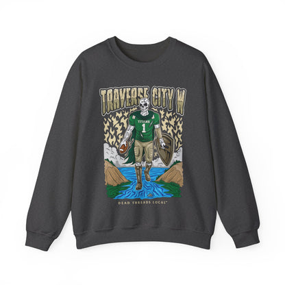 TRAVERSE CITY WEST FOOTBALL CREWNECK SWEATSHIRT