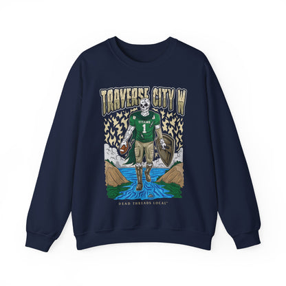 TRAVERSE CITY WEST FOOTBALL CREWNECK SWEATSHIRT