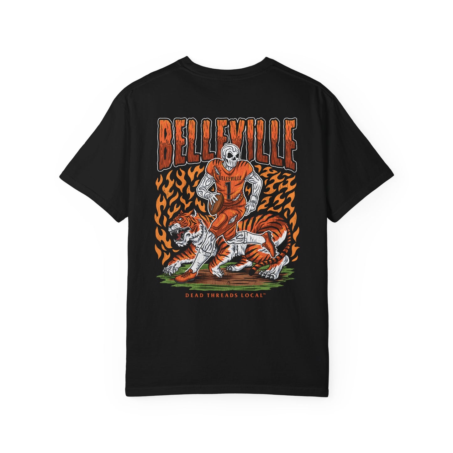 BELLEVILLE FOOTBALL 2 SIDED T-SHIRT
