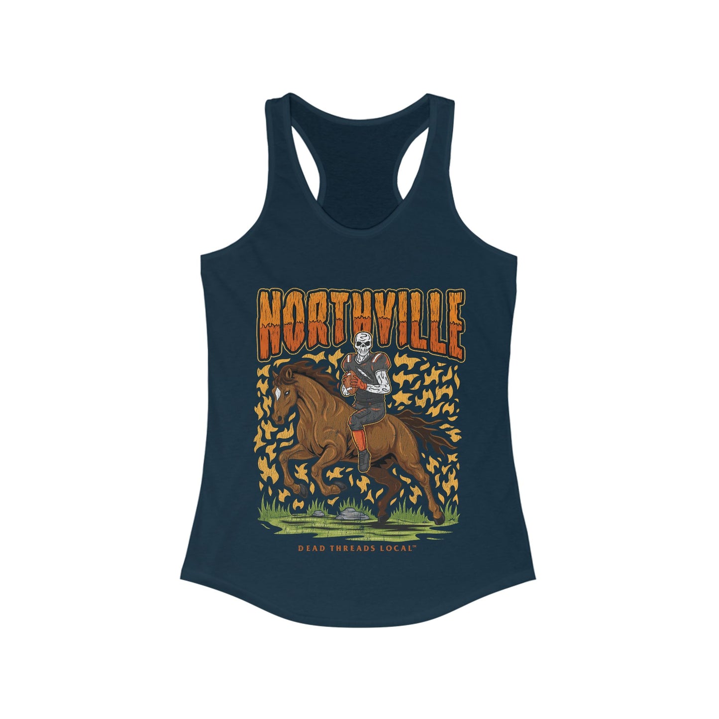 NORTHVILLE FOOTBALL WOMENS RACERBACK TANK