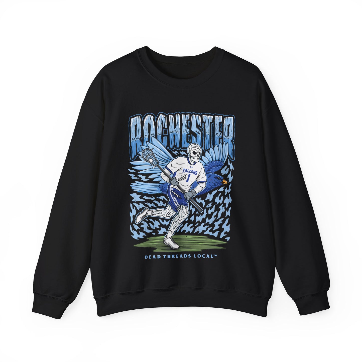 ROCHESTER BOYS LACROSSE CREWNECK SWEATSHIRT
