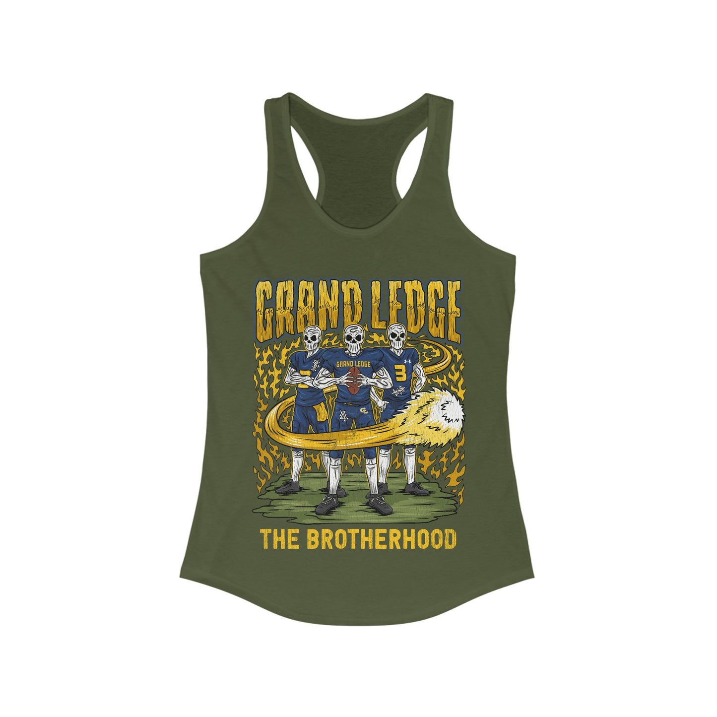 GRAND LEDGE FOOTBALL WOMEN'S RACERBACK TANK