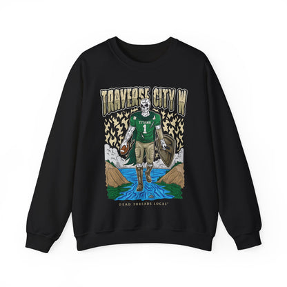 TRAVERSE CITY WEST FOOTBALL CREWNECK SWEATSHIRT