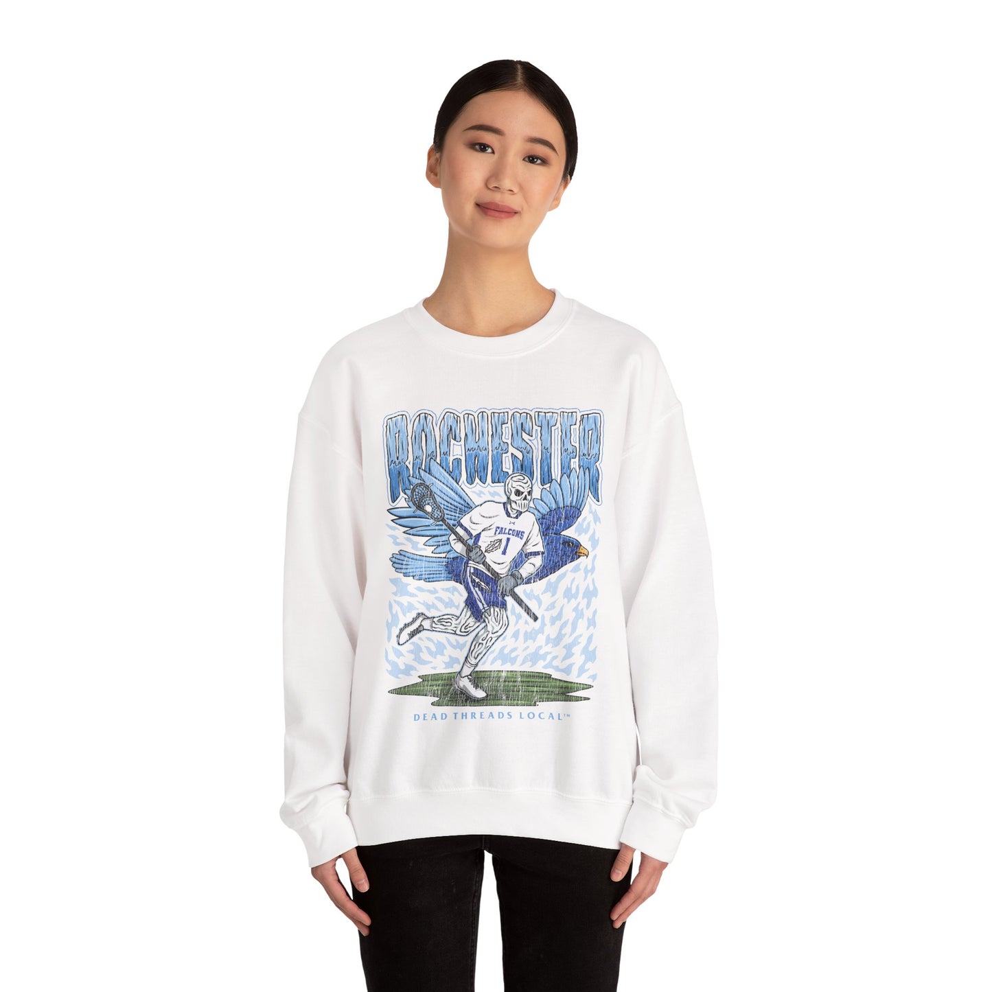 ROCHESTER BOYS LACROSSE CREWNECK SWEATSHIRT