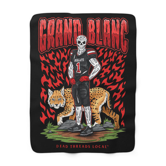 GRAND BLANC FOOTBALL BLANKET