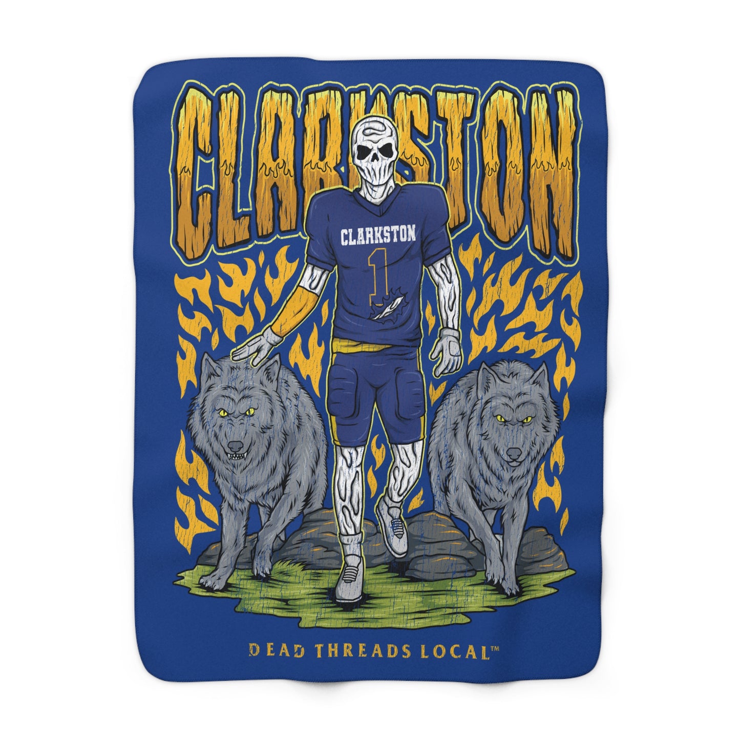 CLARKSTON FOOTBALL BLANKET