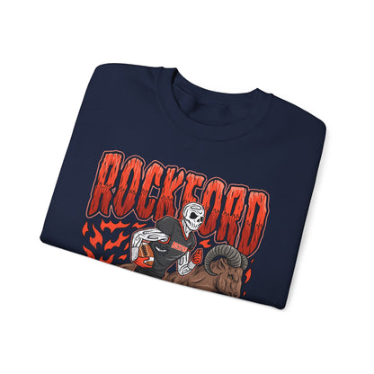 ROCKFORD FOOTBALL CREWNECK SWEATSHIRT