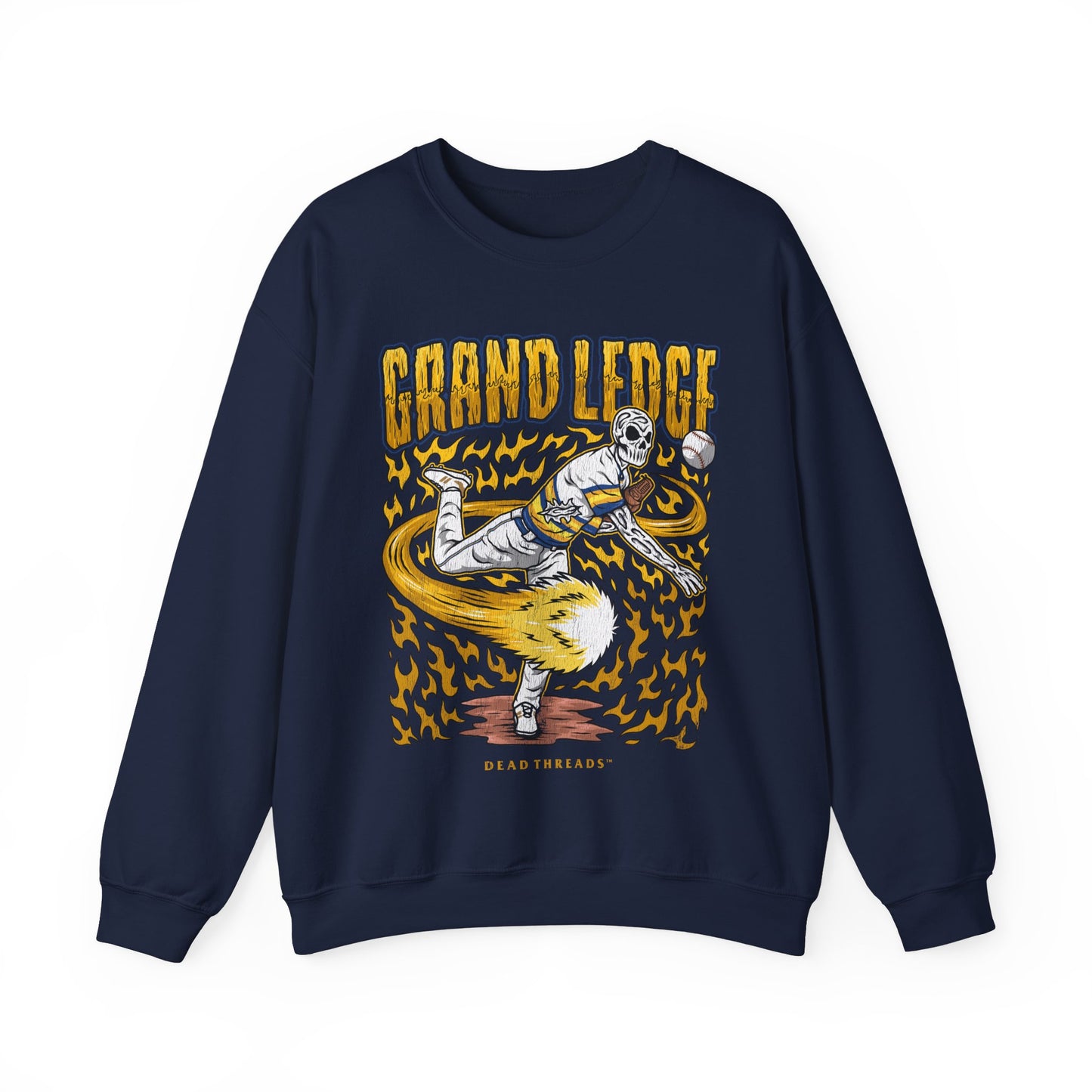 GRAND LEDGE BASEBALL ASTRO JERSEY CREWNECK SWEATSHIRT