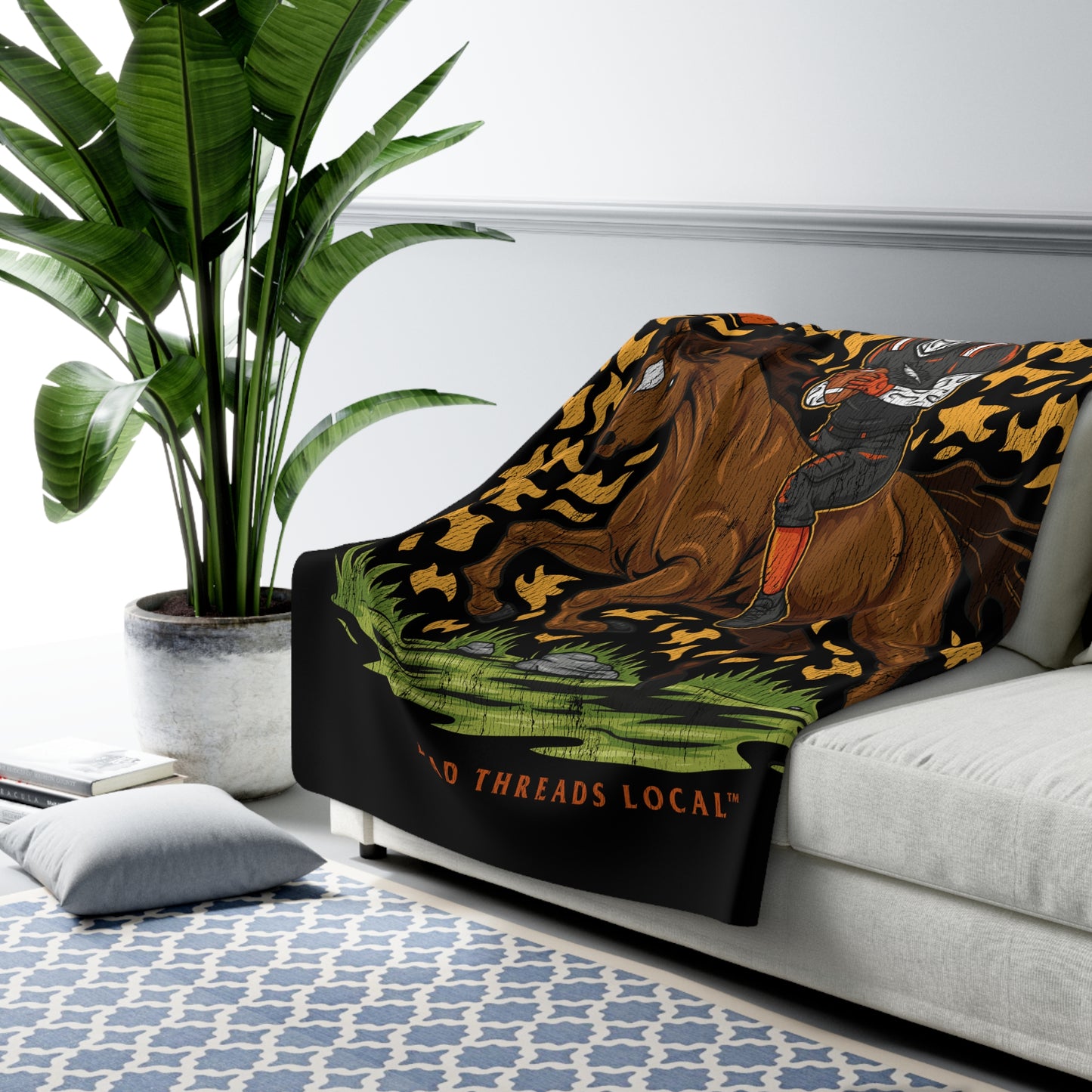 NORTHVILLE FOOTBALL BLANKET