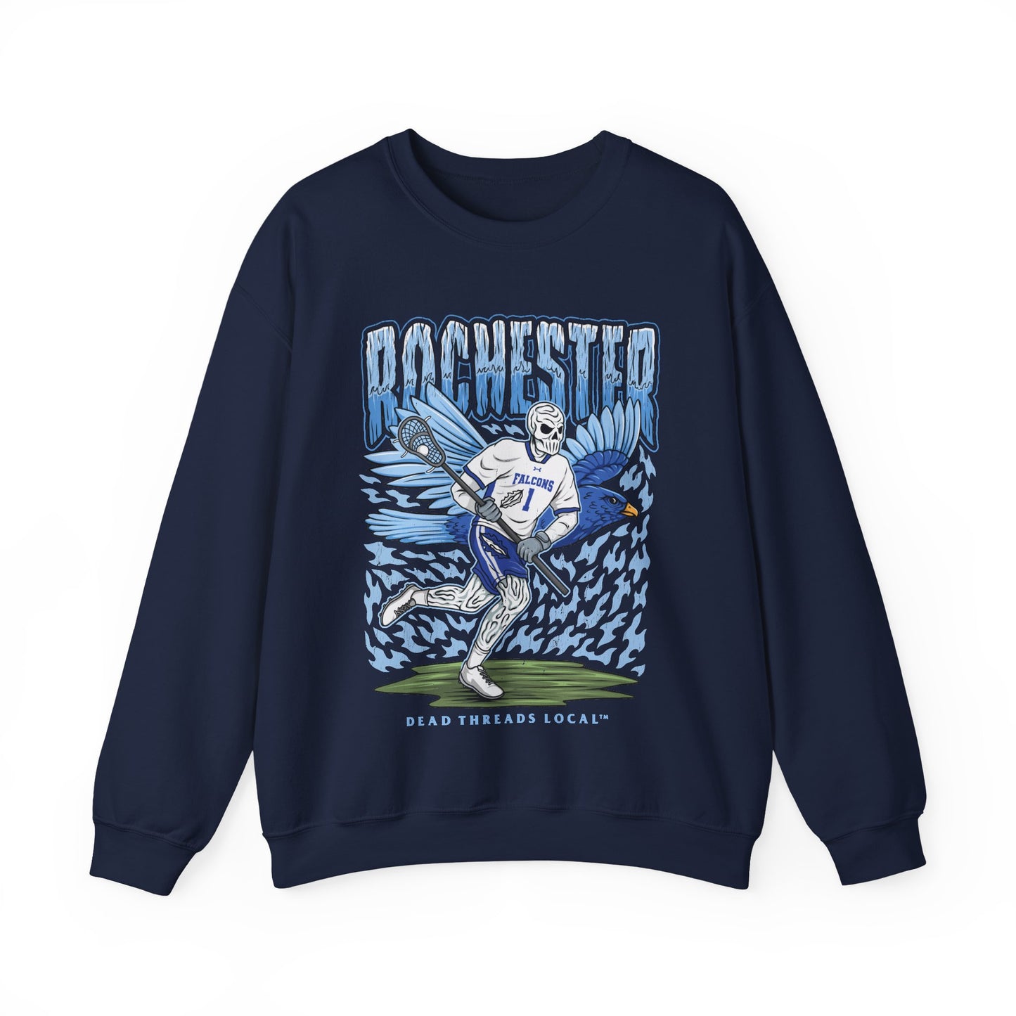 ROCHESTER BOYS LACROSSE CREWNECK SWEATSHIRT