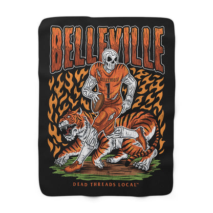 BELLEVILLE FOOTBALL BLANKET