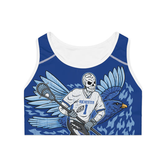 ROCHESTER GIRLS LACROSSE SPORTS BRA FALCONS