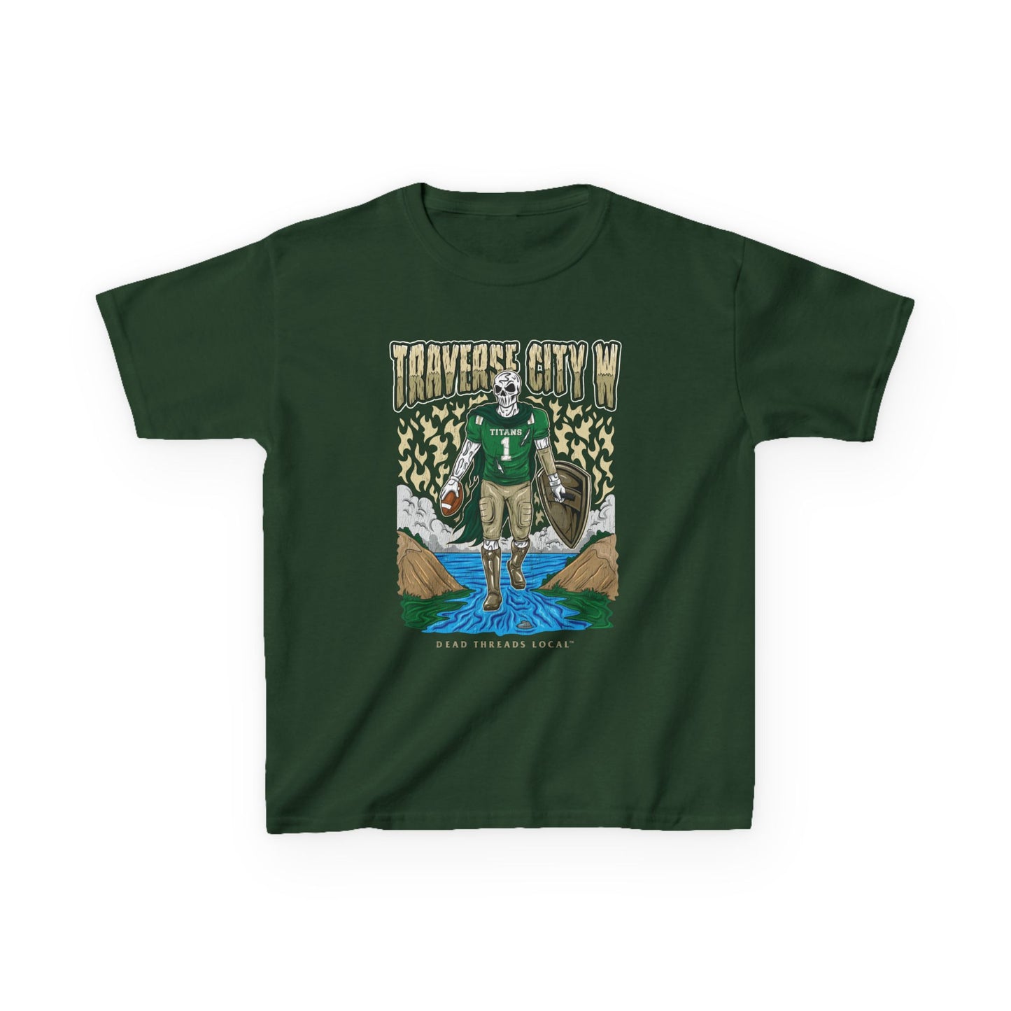 TRAVERSE CITY WEST FOOTBALL KIDS SHIRT