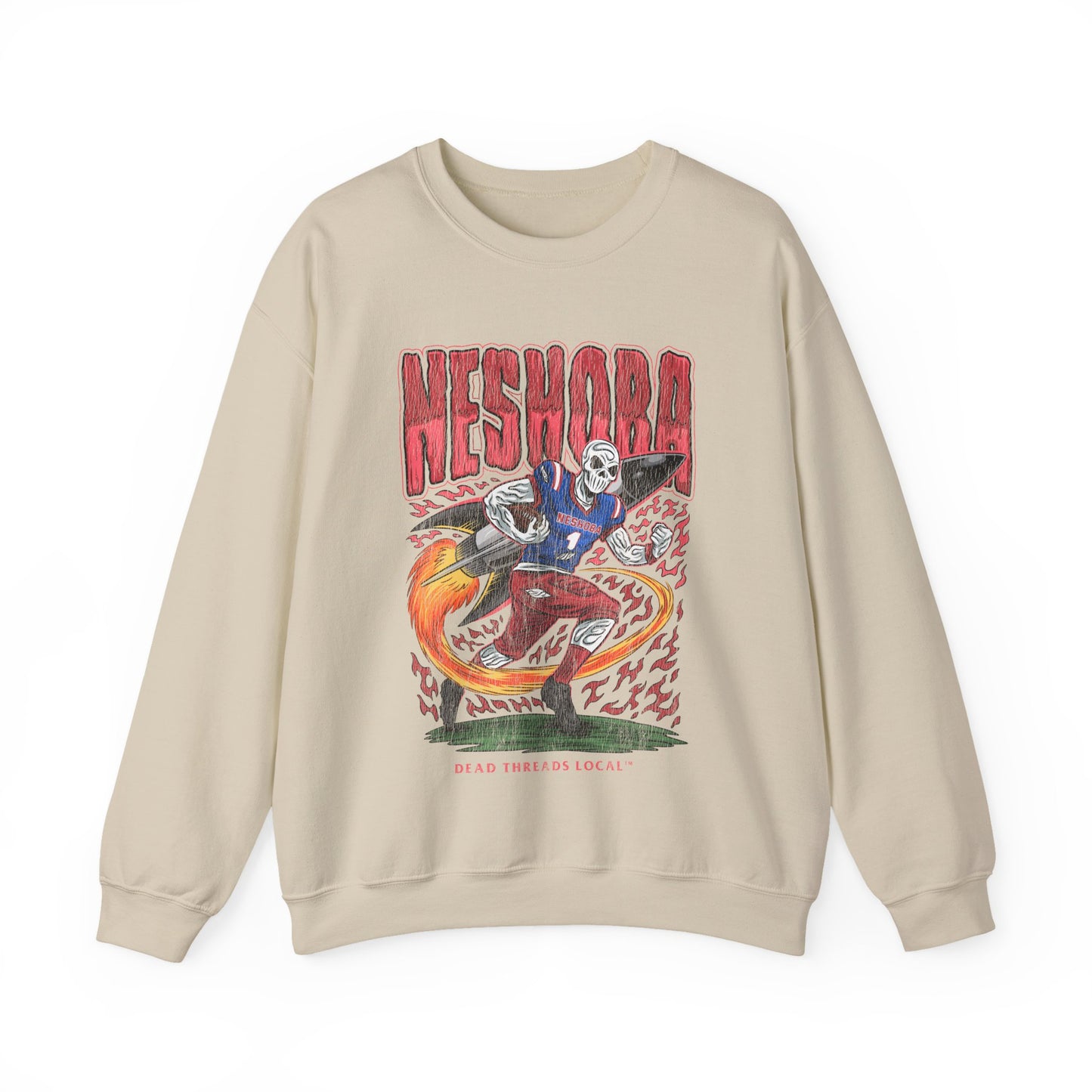 NESHOBA FOOTBALL CREWNECK SWEATSHIRT