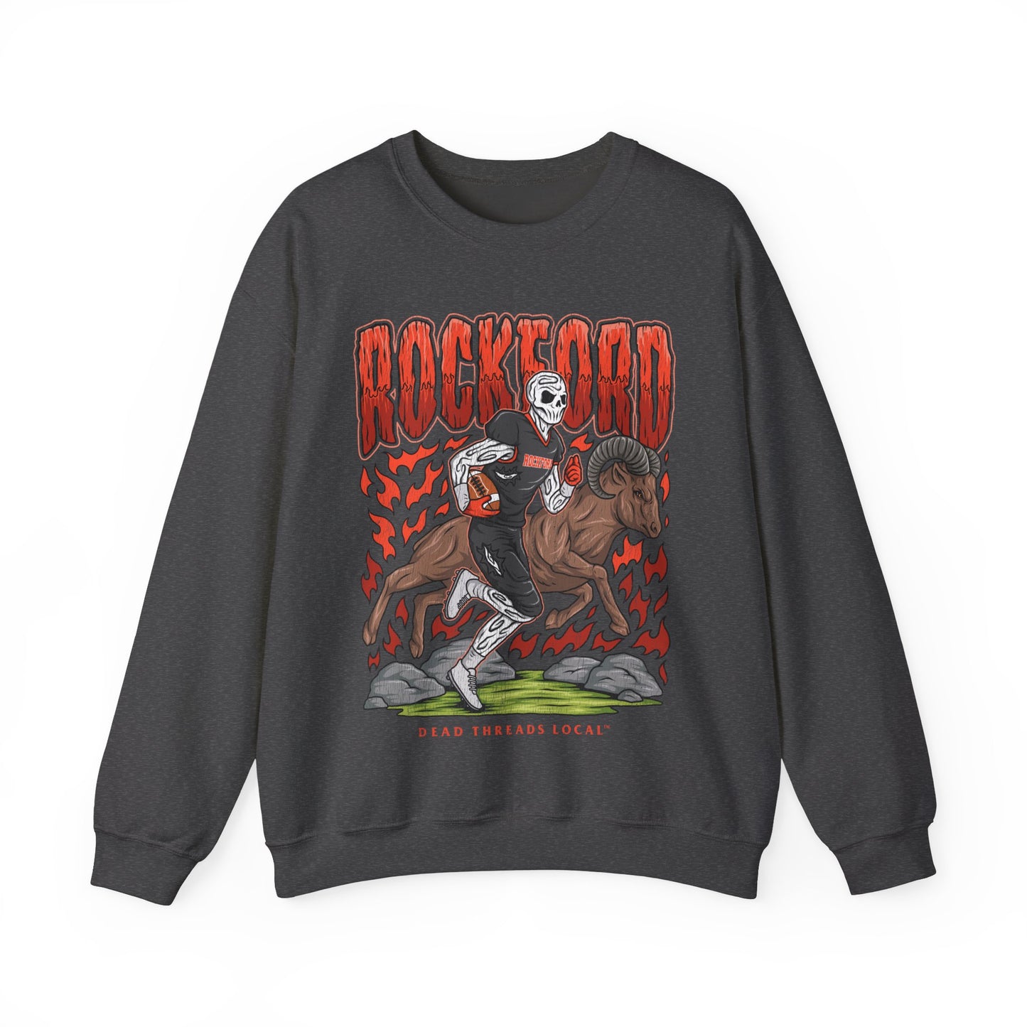 ROCKFORD FOOTBALL CREWNECK SWEATSHIRT
