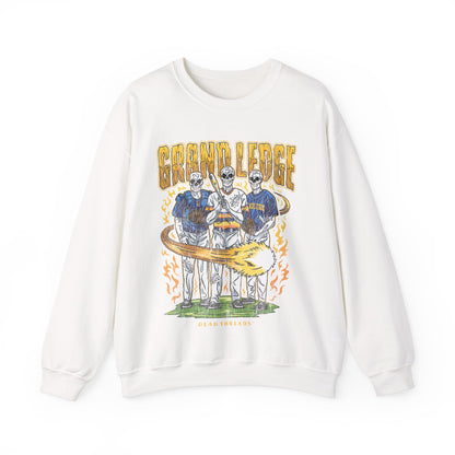GRAND LEDGE BASEBALL TRIO CREWNECK SWEATSHIRT