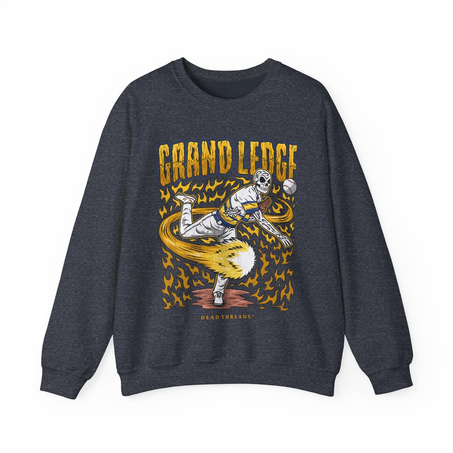 GRAND LEDGE BASEBALL ASTRO JERSEY CREWNECK SWEATSHIRT