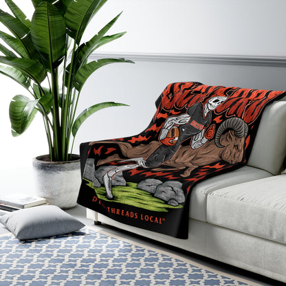 ROCKFORD FOOTBALL BLANKET