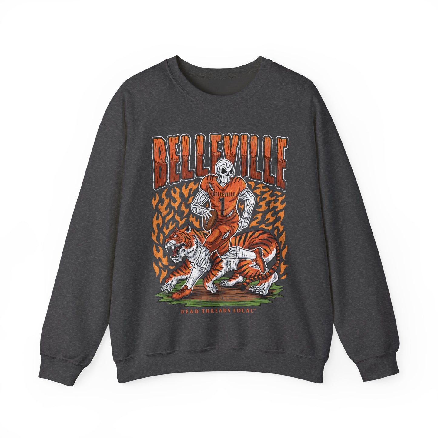 BELLEVILLE FOOTBALL CREWNECK SWEATSHIRT