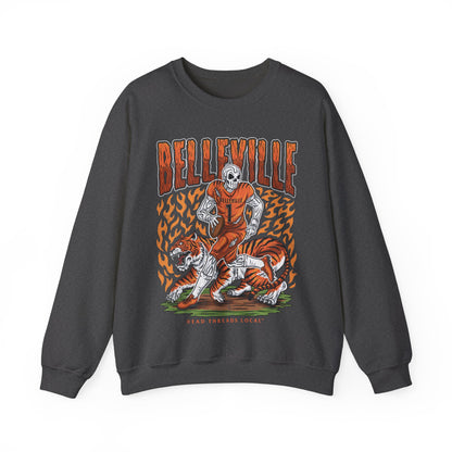 BELLEVILLE FOOTBALL CREWNECK SWEATSHIRT