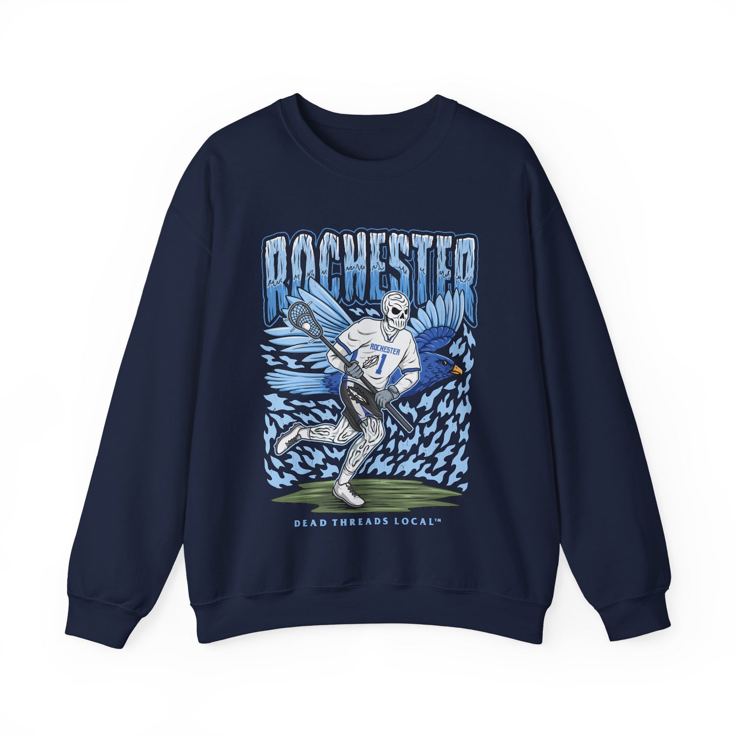 ROCHESTER GIRLS LACROSSE CREWNECK SWEATSHIRT