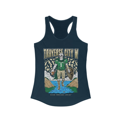 TRAVERSE CITY WEST FOOTBALL WOMEN'S RACERBACK TANK