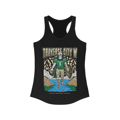 TRAVERSE CITY WEST FOOTBALL WOMEN'S RACERBACK TANK