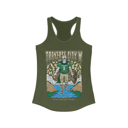 TRAVERSE CITY WEST FOOTBALL WOMEN'S RACERBACK TANK