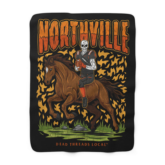 NORTHVILLE FOOTBALL BLANKET