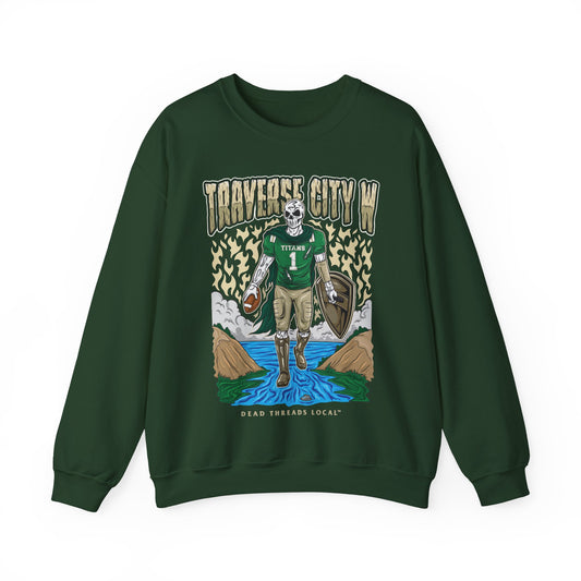 TRAVERSE CITY WEST FOOTBALL CREWNECK SWEATSHIRT