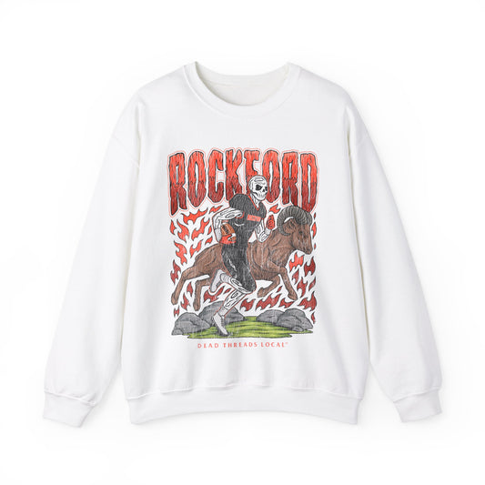 ROCKFORD FOOTBALL CREWNECK SWEATSHIRT