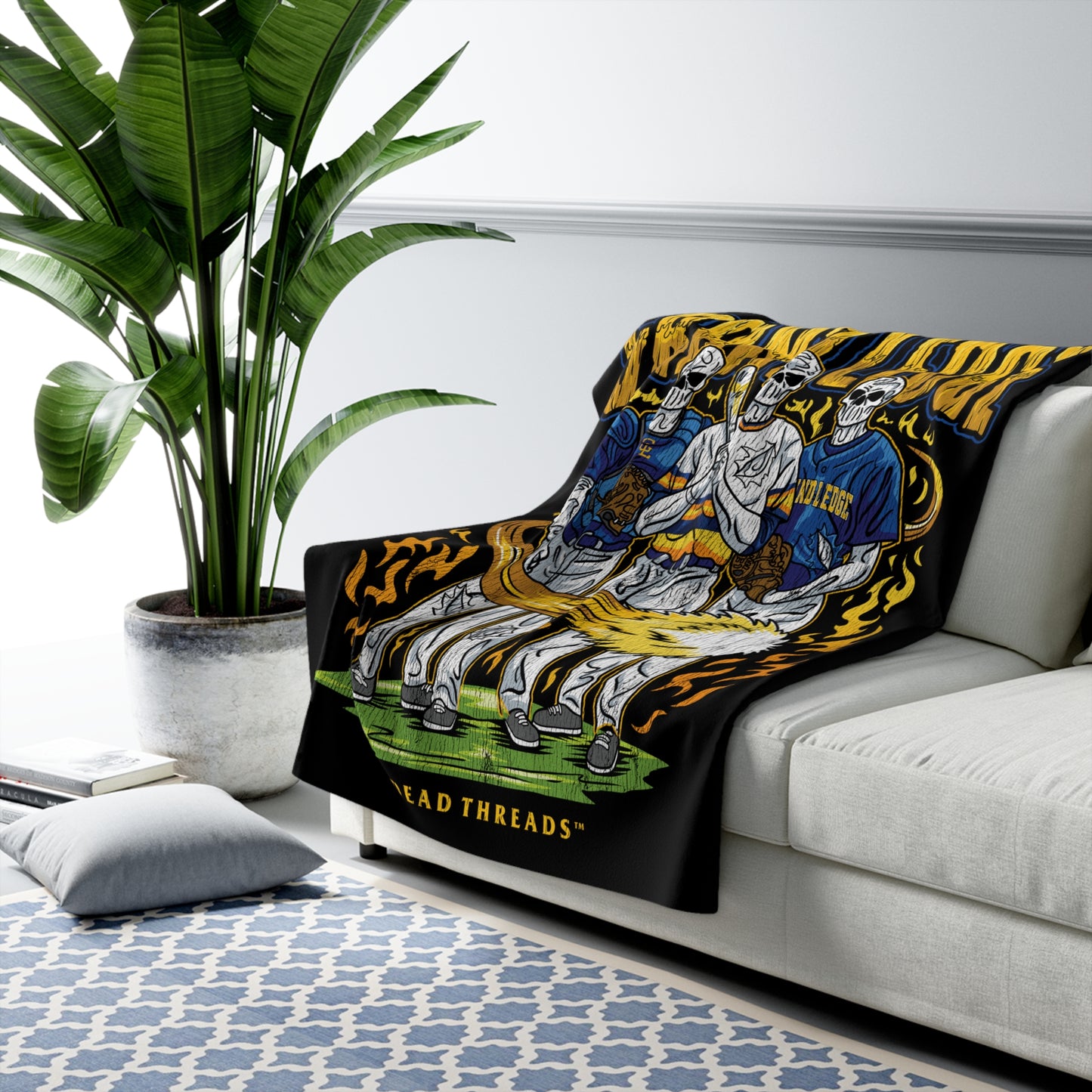 GRAND LEDGE BASEBALL TRIO BLANKET