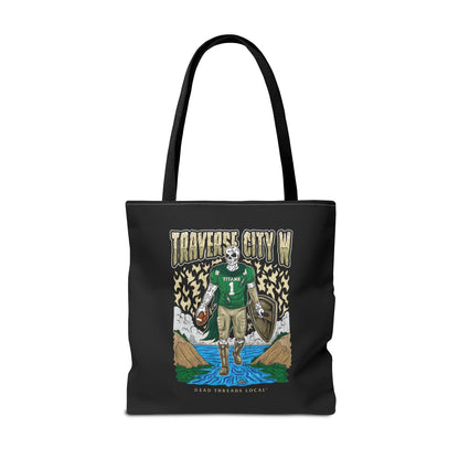 TRAVERSE CITY WEST FOOTBALL 2-SIDED TOTE BAG