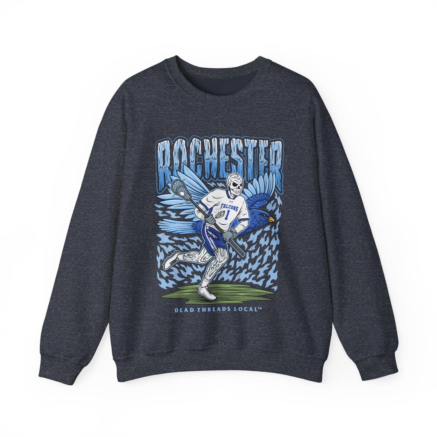 ROCHESTER BOYS LACROSSE CREWNECK SWEATSHIRT