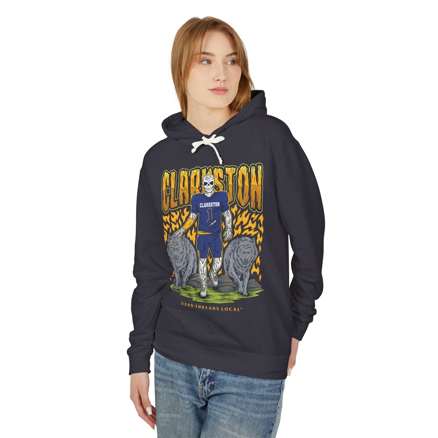 CLARKSTON FOOTBALL LIGHT HOODY