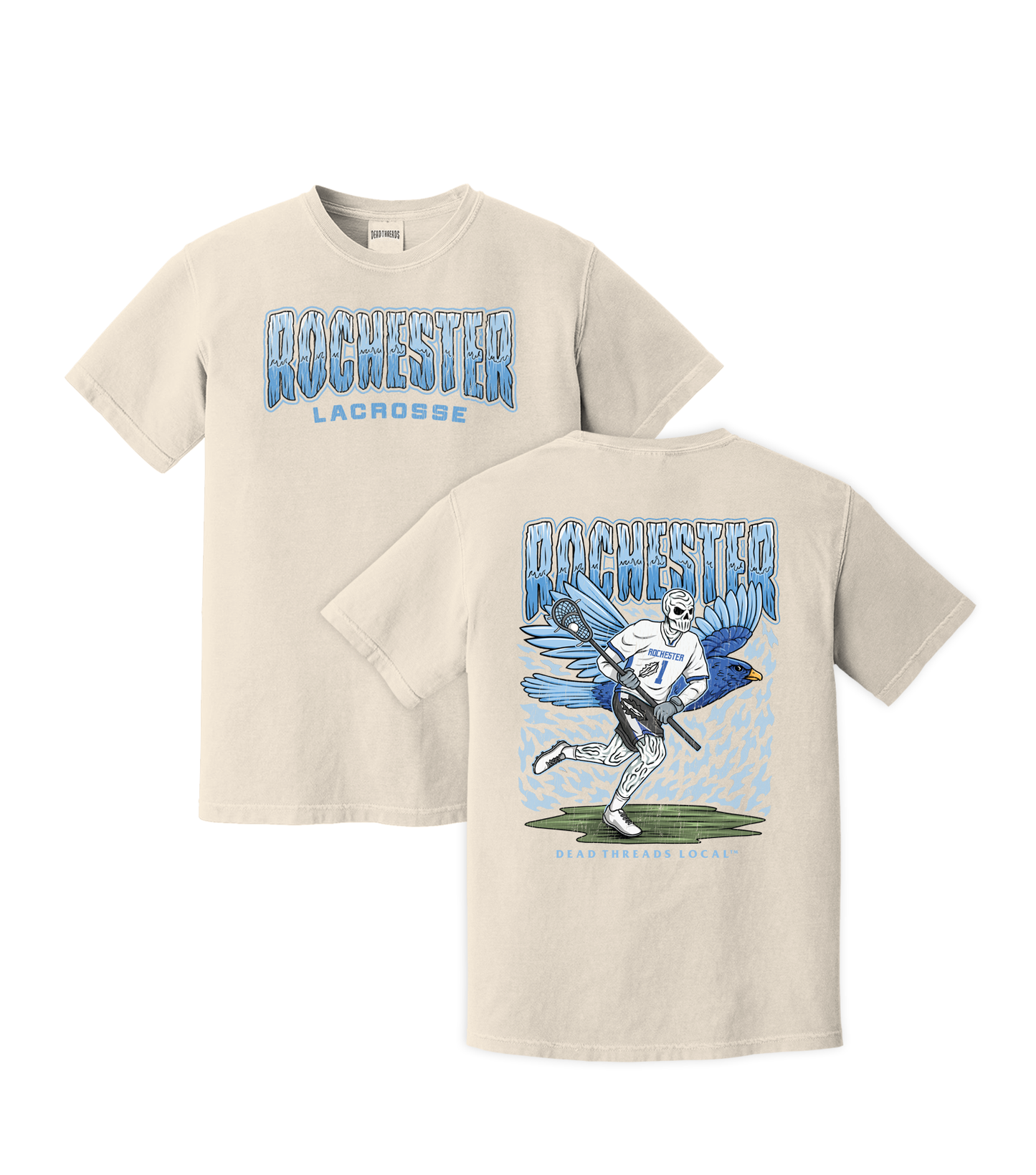 ROCHESTER GIRLS LACROSSE 2 SIDED T-SHIRT