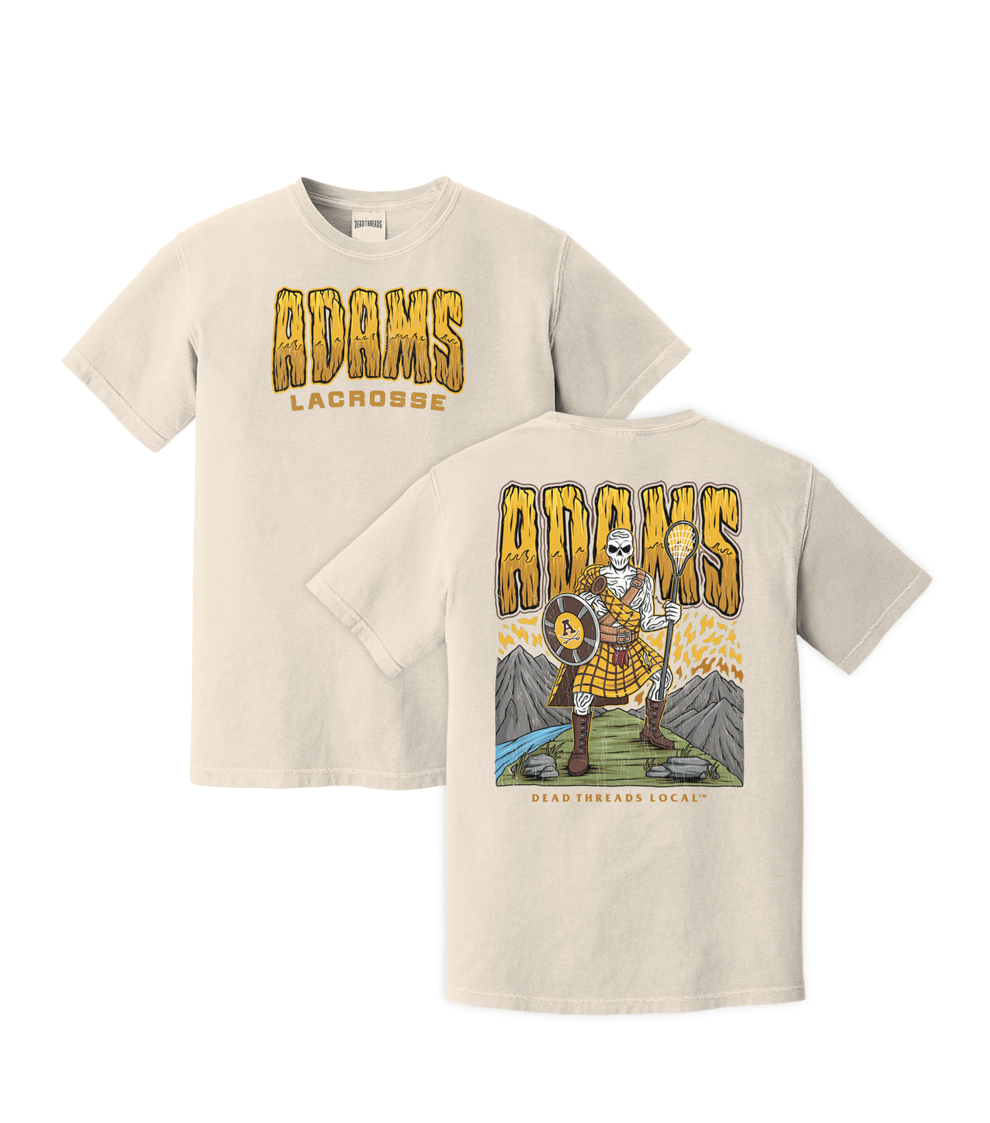 ADAMS LACROSSE 2 SIDED T-SHIRT