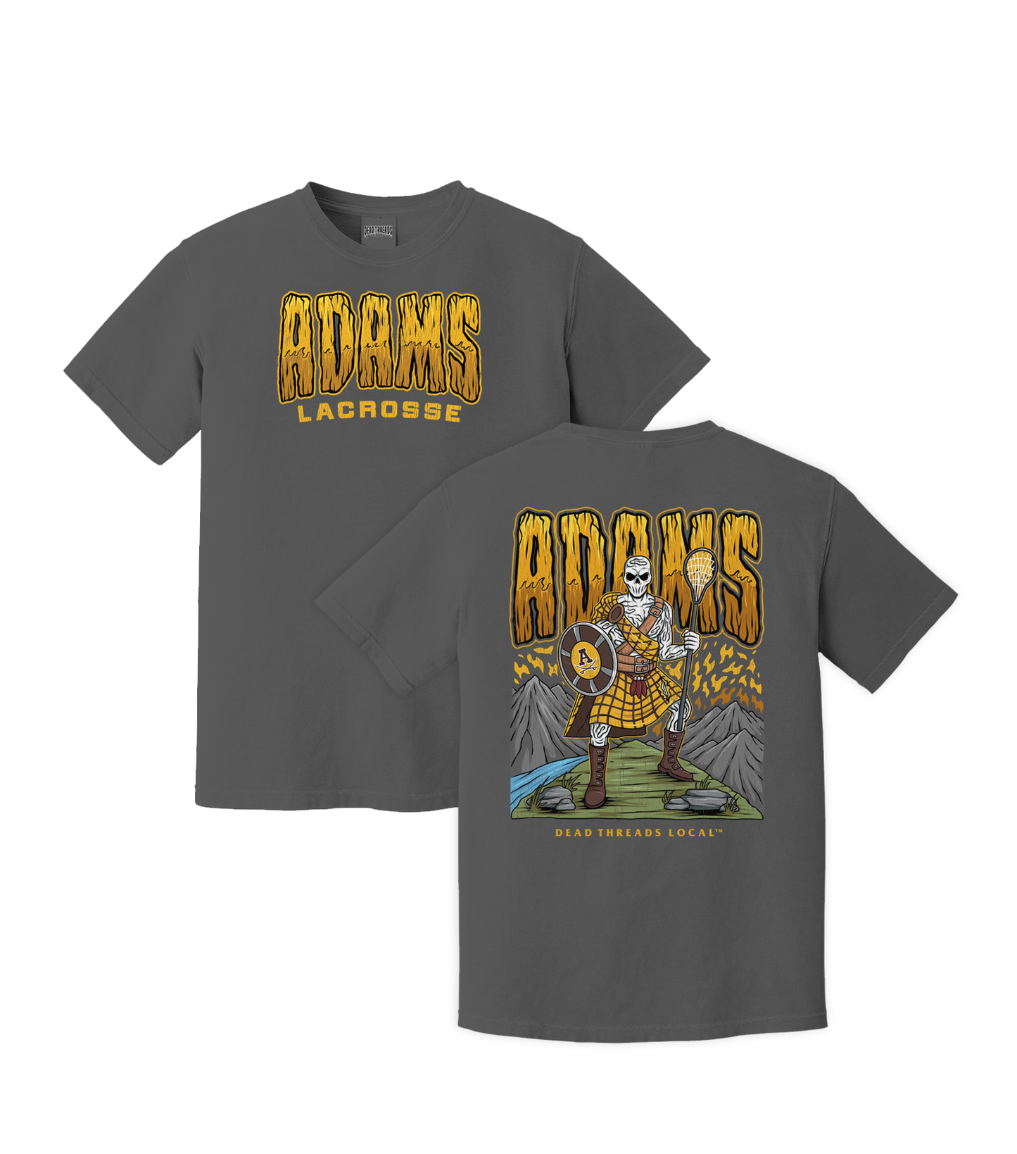 ADAMS LACROSSE 2 SIDED T-SHIRT
