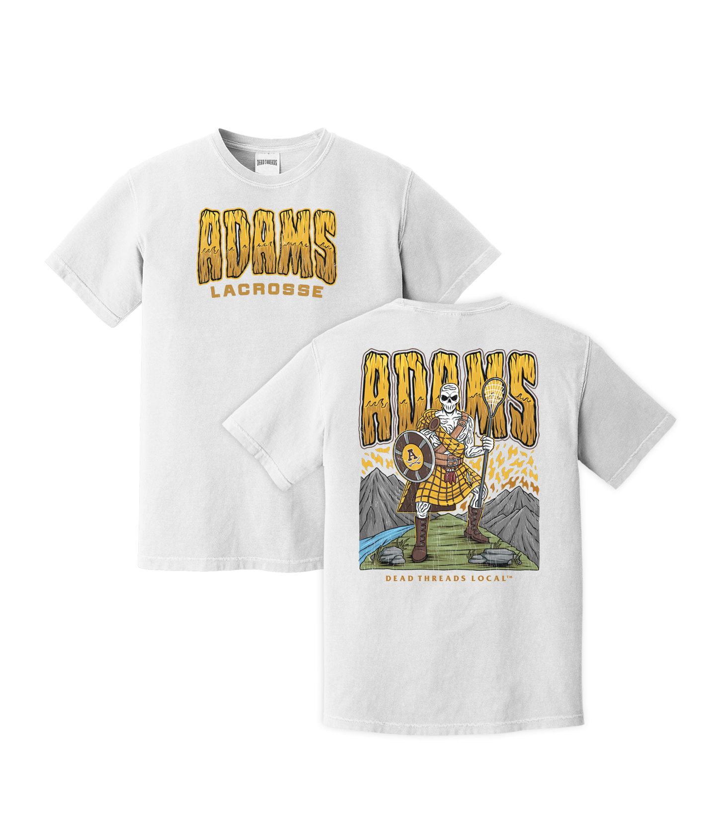 ADAMS LACROSSE 2 SIDED T-SHIRT