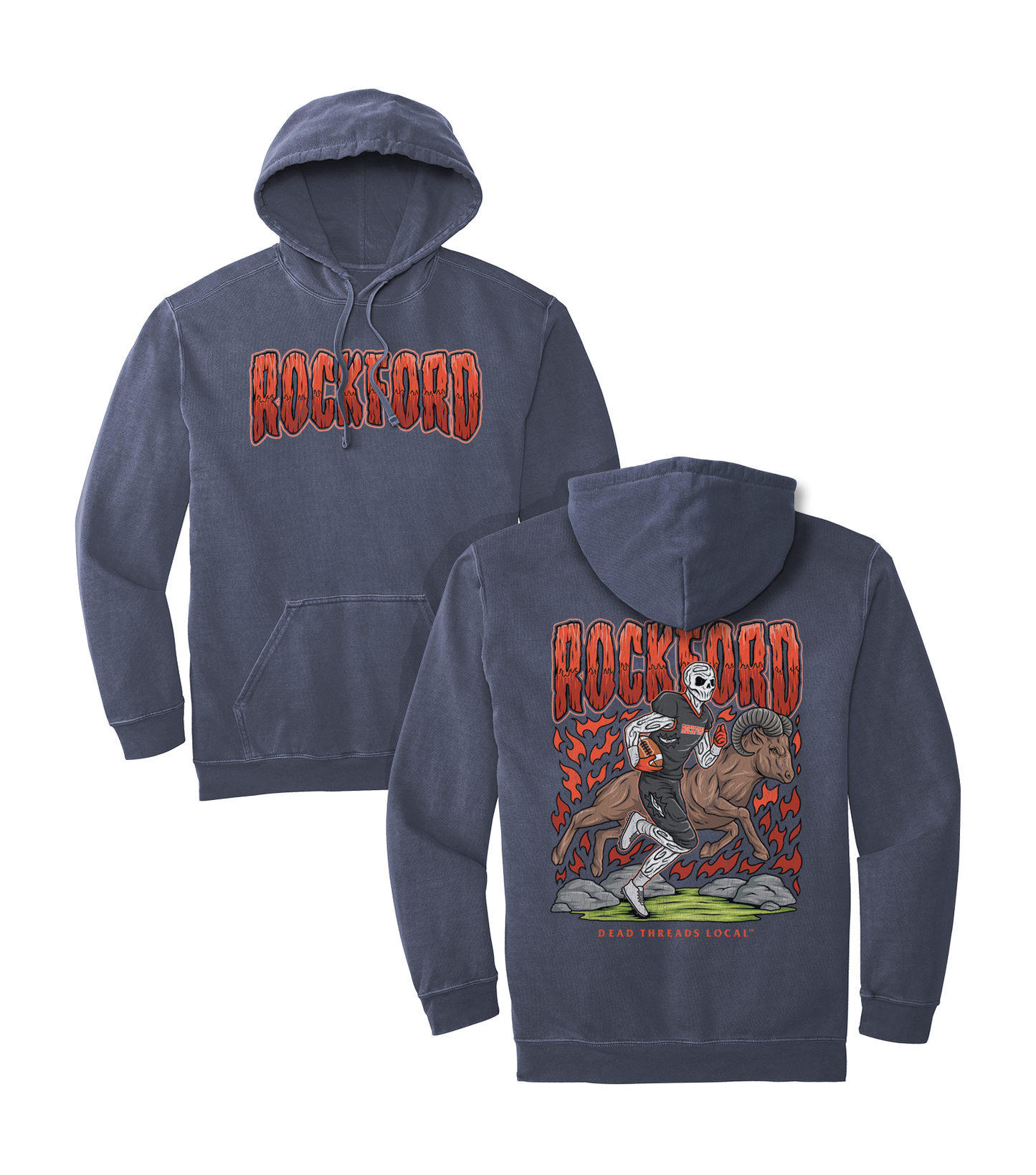 ROCKFORD FOOTBALL HOODIE