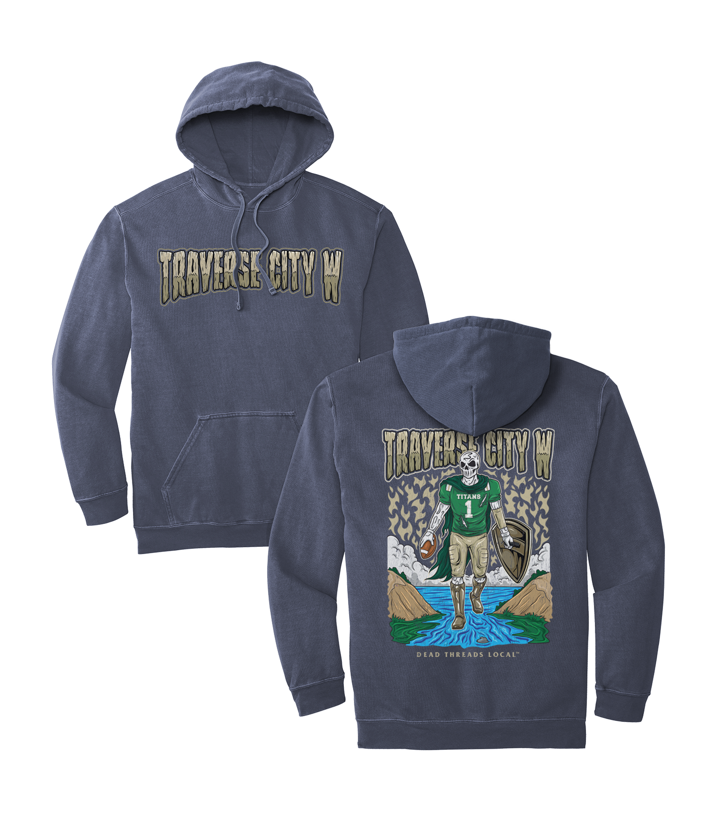 TRAVERSE CITY WEST FOOTBALL HOODIE